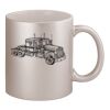 11oz Metallic Silver Mug Thumbnail