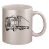 11oz Metallic Silver Mug Thumbnail