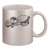 11oz Metallic Silver Mug Thumbnail