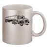 11oz Metallic Silver Mug Thumbnail