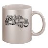 11oz Metallic Silver Mug Thumbnail