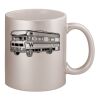 11oz Metallic Silver Mug Thumbnail
