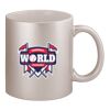 11oz Metallic Silver Mug Thumbnail