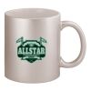11oz Metallic Silver Mug Thumbnail