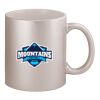 11oz Metallic Silver Mug Thumbnail
