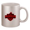 11oz Metallic Silver Mug Thumbnail