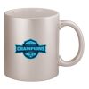 11oz Metallic Silver Mug Thumbnail
