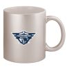 11oz Metallic Silver Mug Thumbnail