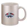 11oz Metallic Silver Mug Thumbnail