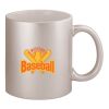 11oz Metallic Silver Mug Thumbnail