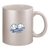 11oz Metallic Silver Mug Thumbnail