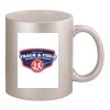 11oz Metallic Silver Mug Thumbnail