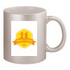 11oz Metallic Silver Mug Thumbnail