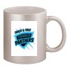 11oz Metallic Silver Mug Thumbnail