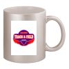 11oz Metallic Silver Mug Thumbnail