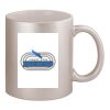 11oz Metallic Silver Mug Thumbnail
