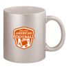11oz Metallic Silver Mug Thumbnail
