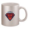 11oz Metallic Silver Mug Thumbnail