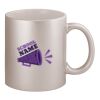 11oz Metallic Silver Mug Thumbnail