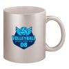 11oz Metallic Silver Mug Thumbnail