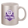 11oz Metallic Silver Mug Thumbnail
