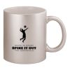 11oz Metallic Silver Mug Thumbnail