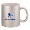 11oz Metallic Silver Mug Thumbnail