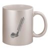 11oz Metallic Silver Mug Thumbnail