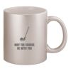 11oz Metallic Silver Mug Thumbnail