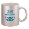 11oz Metallic Silver Mug Thumbnail