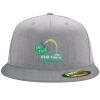 Flexfit 6210 Structured Flat Bill Fitted Hat Thumbnail