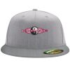Flexfit 6210 Structured Flat Bill Fitted Hat Thumbnail