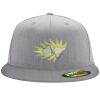 Flexfit 6210 Structured Flat Bill Fitted Hat Thumbnail