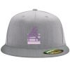 Flexfit 6210 Structured Flat Bill Fitted Hat Thumbnail