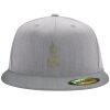 Flexfit 6210 Structured Flat Bill Fitted Hat Thumbnail