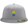 Flexfit 6210 Structured Flat Bill Fitted Hat Thumbnail