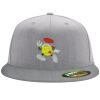 Flexfit 6210 Structured Flat Bill Fitted Hat Thumbnail