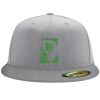 Flexfit 6210 Structured Flat Bill Fitted Hat Thumbnail