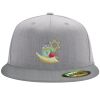 Flexfit 6210 Structured Flat Bill Fitted Hat Thumbnail