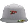 Flexfit 6210 Structured Flat Bill Fitted Hat Thumbnail