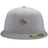 Flexfit 6210 Structured Flat Bill Fitted Hat Thumbnail