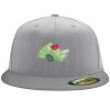 Flexfit 6210 Structured Flat Bill Fitted Hat Thumbnail