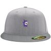 Flexfit 6210 Structured Flat Bill Fitted Hat Thumbnail