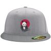 Flexfit 6210 Structured Flat Bill Fitted Hat Thumbnail