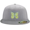 Flexfit 6210 Structured Flat Bill Fitted Hat Thumbnail