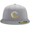 Flexfit 6210 Structured Flat Bill Fitted Hat Thumbnail
