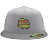 Flexfit 6210 Structured Flat Bill Fitted Hat Thumbnail