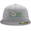 Flexfit 6210 Structured Flat Bill Fitted Hat Thumbnail