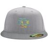 Flexfit 6210 Structured Flat Bill Fitted Hat Thumbnail