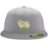 Flexfit 6210 Structured Flat Bill Fitted Hat Thumbnail